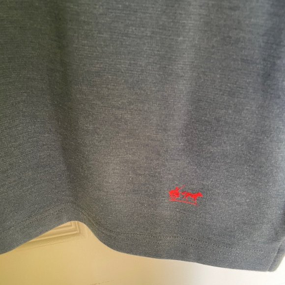 Polo Shirt in Cotton Poly Blue Heather - Picture 5 of 5